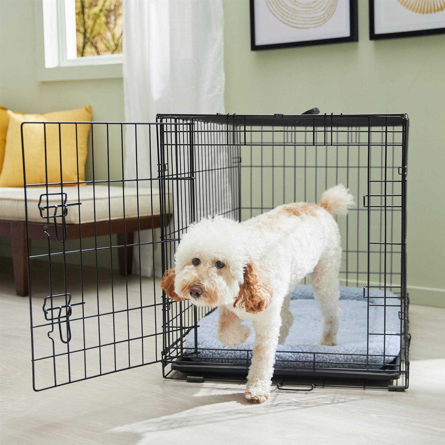 Frisco Fold & Carry Single Door Collapsible Wire Dog Crate