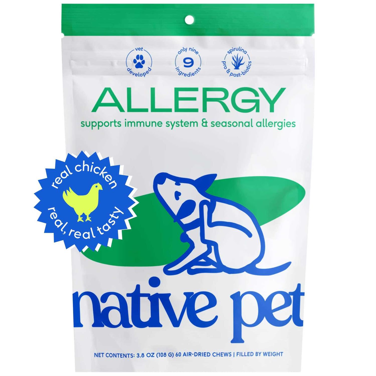 Native Pet Allergy Chews for Dogs