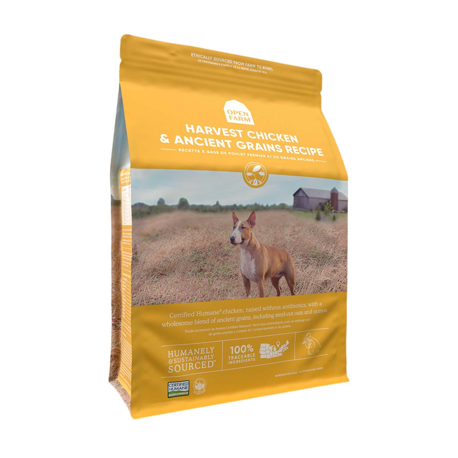Open Farm Harvest Chicken Ancient Grains Dry Dog Food