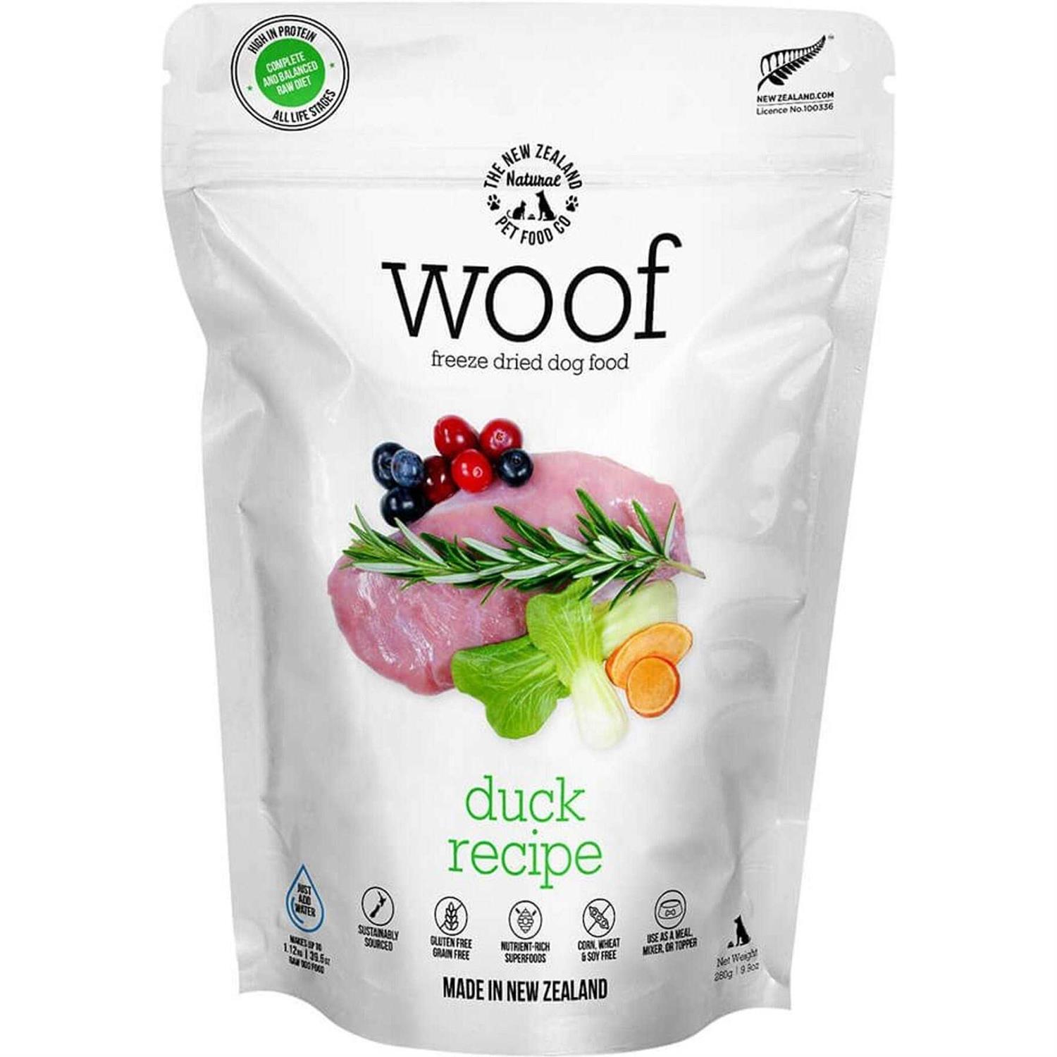 Woof Duck Freeze Dried Dog Food