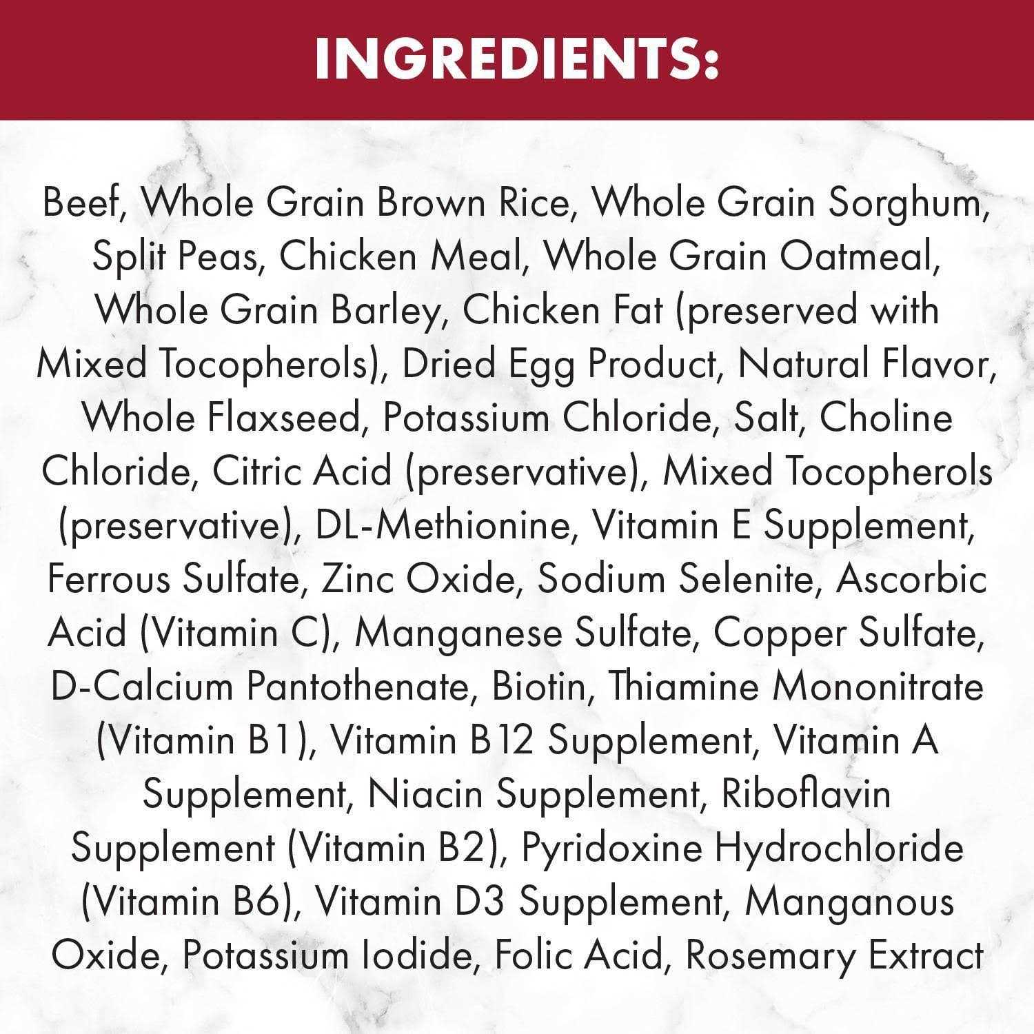 Nutro So Simple Beef Adult Dry Dog Food