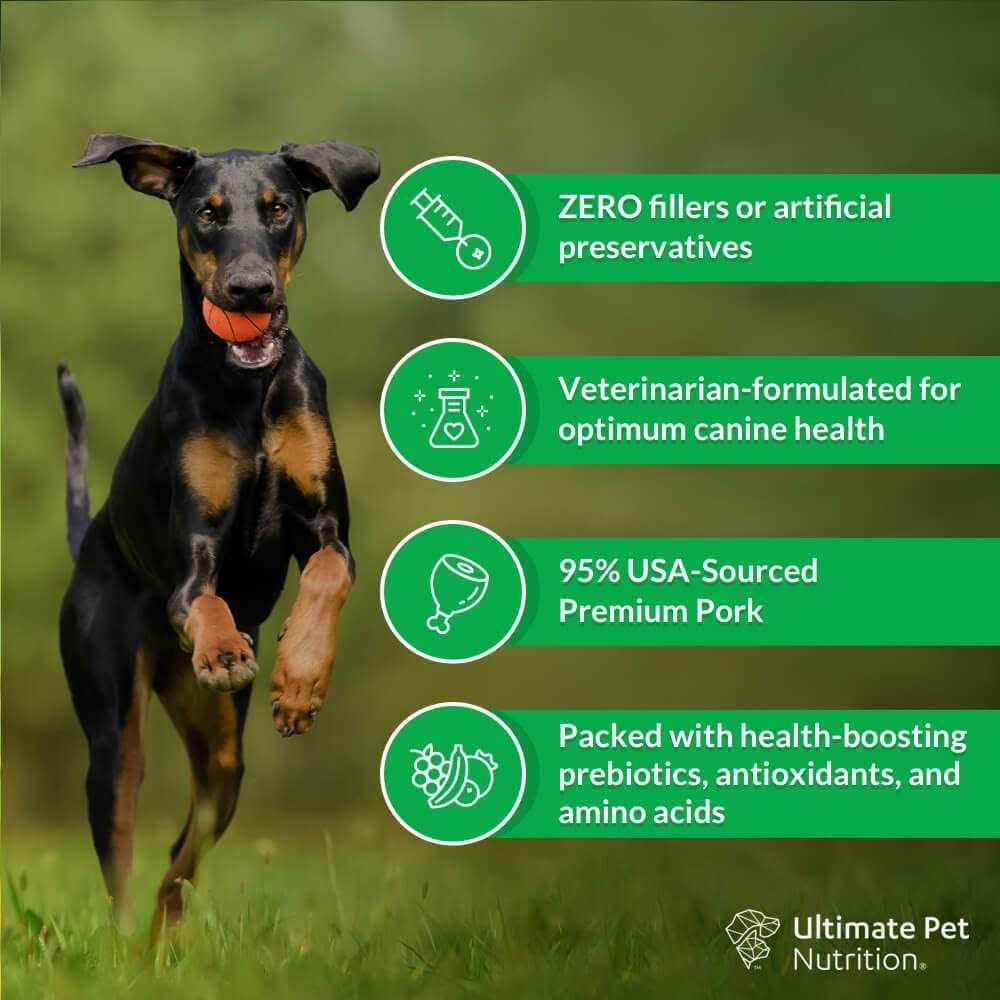 Ultimate Pet Nutrition Freeze Dried Raw Nutra Complete Pork Dog Food