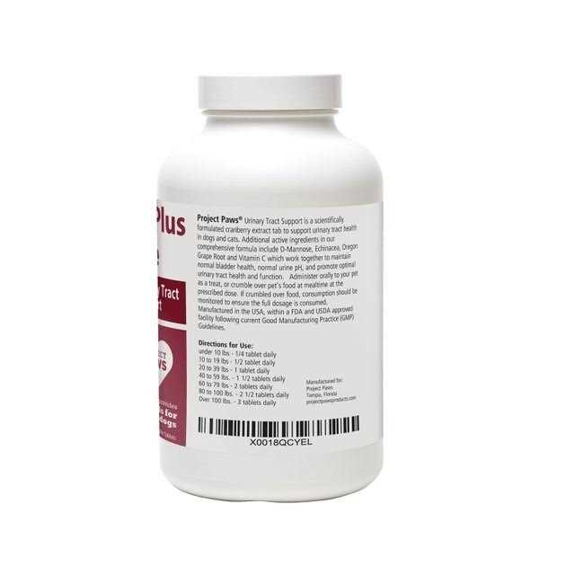 Project Paws Cranberry Plus D-Mannose Urinary Tract Support Chewable Dog Supplement