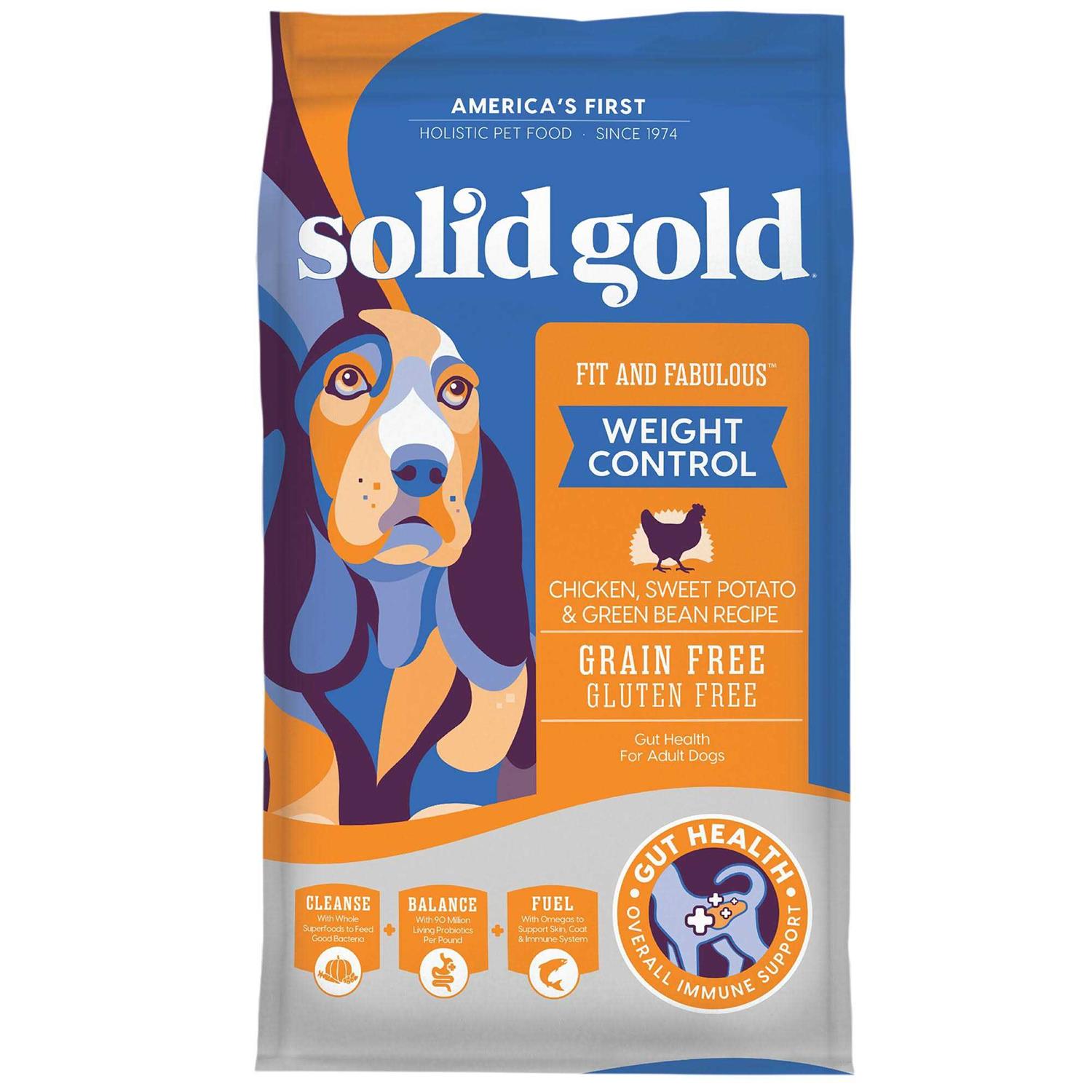 Solid Gold Fit Fabulous Weight Control Grain-Free Chicken