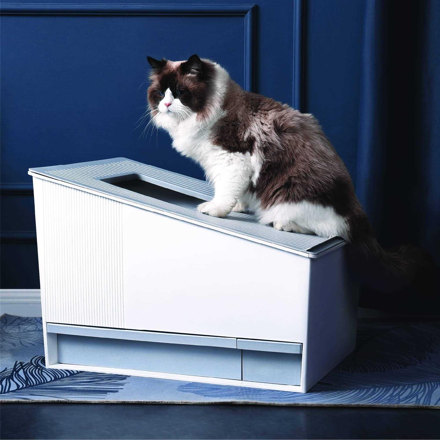 HONEY cARE Self-cleaning cat Litter Boxes Automatic cat Litter Box for Multiple cats