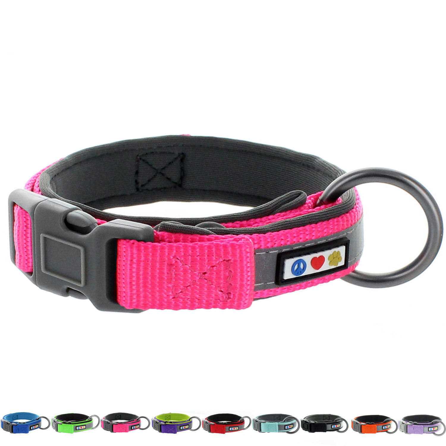 Pawtitas Dog Collar Reflective Collar Small