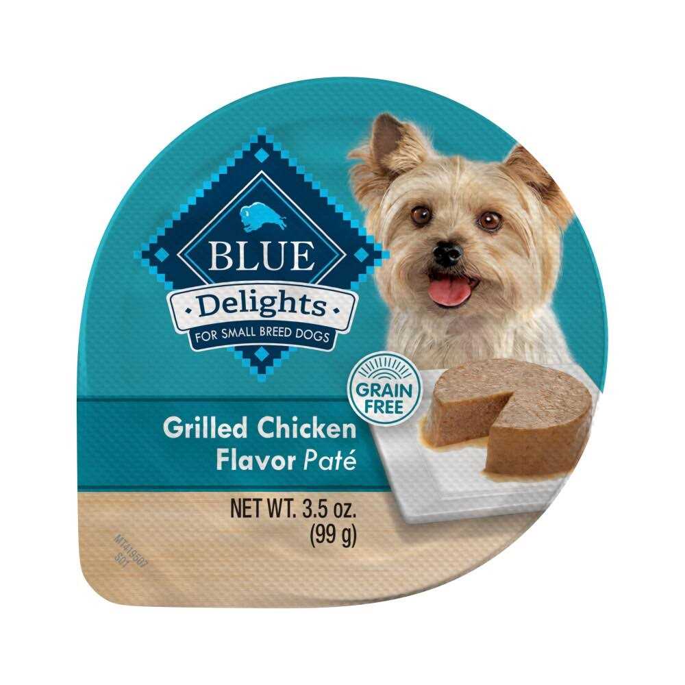 Blue Buffalo Delights Grilled Chicken Flavor Pate Small Breed Dog Food