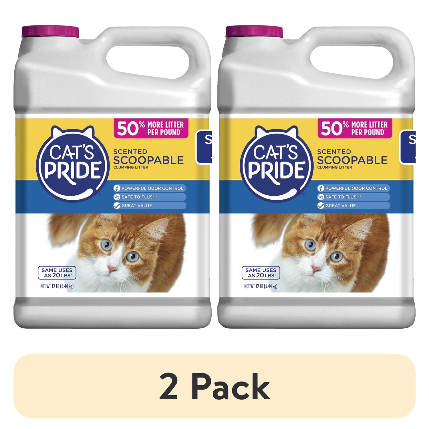 Cats Pride Scoopable Scented Lightweight Clumping Cat Litter