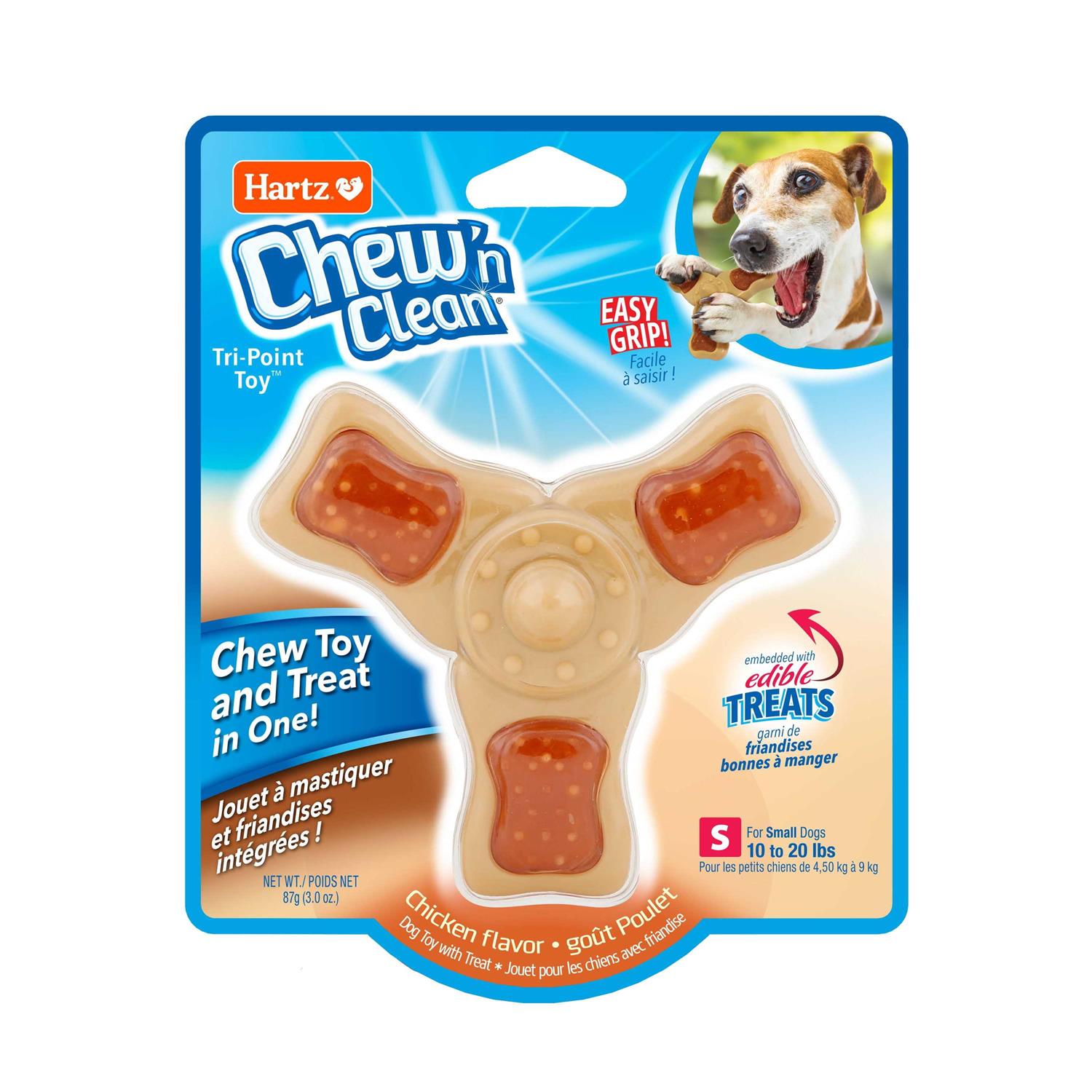 Hartz Chew n Clean Tri-Point Chew Toy