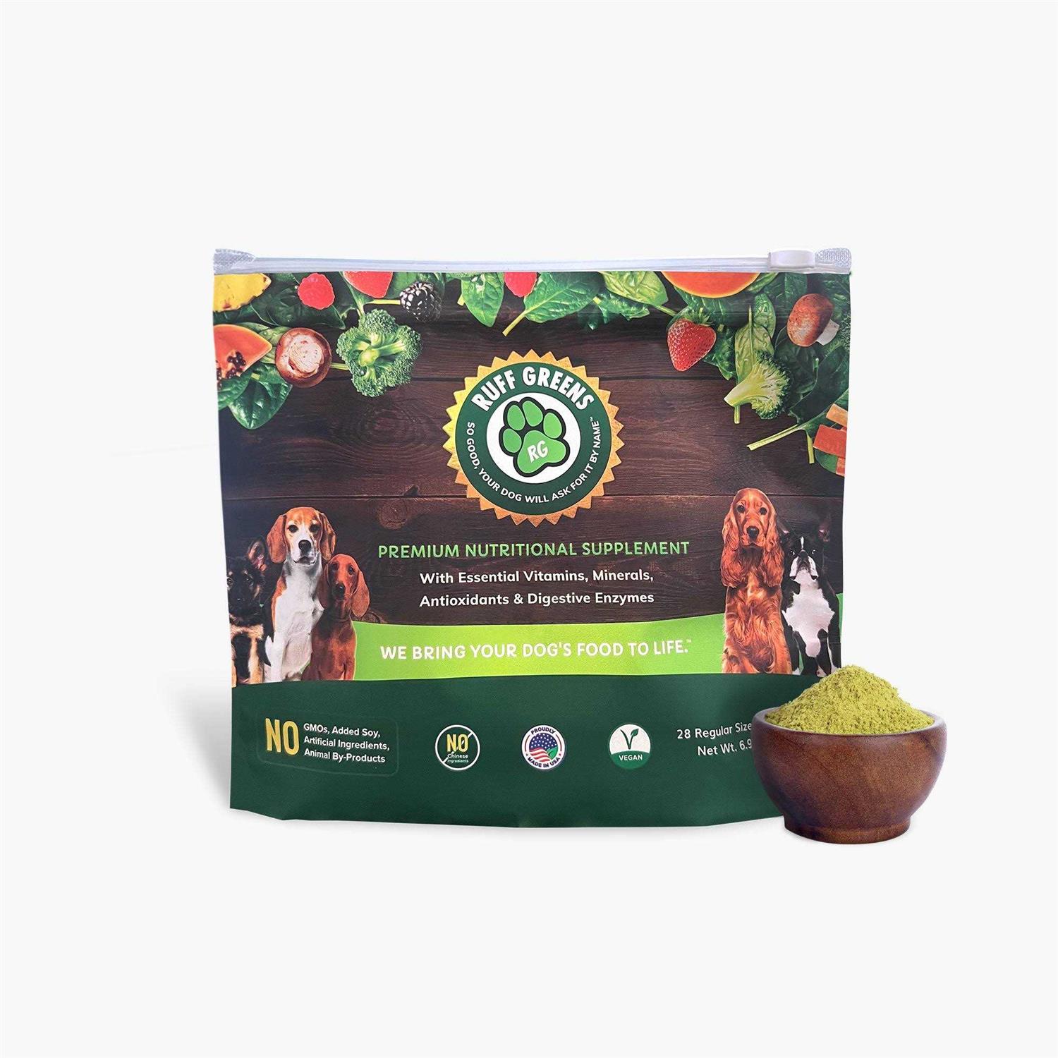 Ruff Greens Vitamin & Mineral Supplement Nutritional Support Dogs