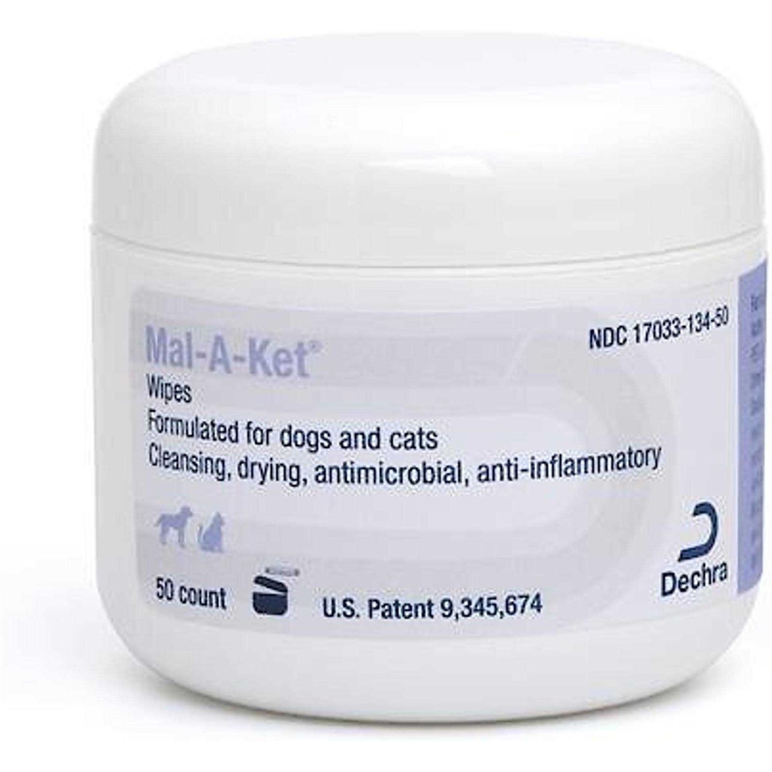 Mal-a-ket Wipes for Dogs & Cats