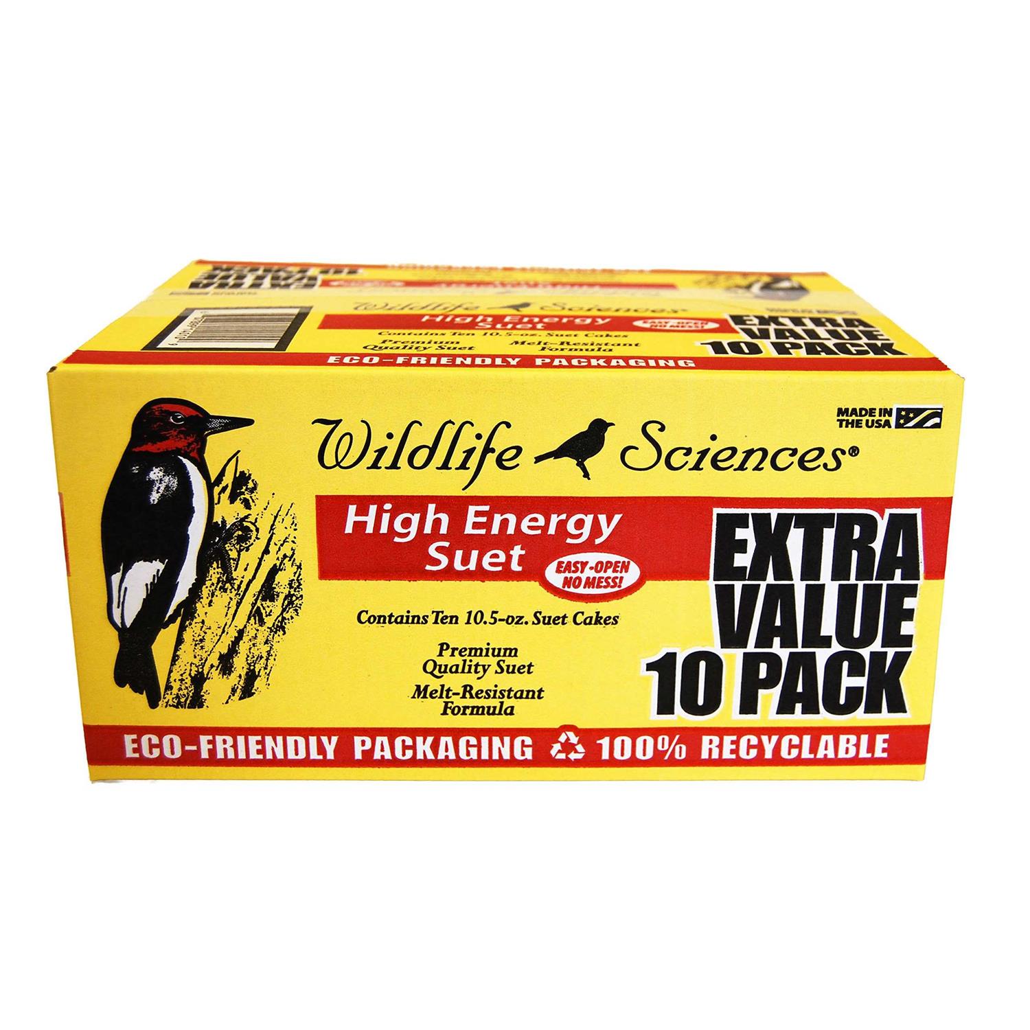 Wildlife Sciences High Energy Suet Cake 10 Pack