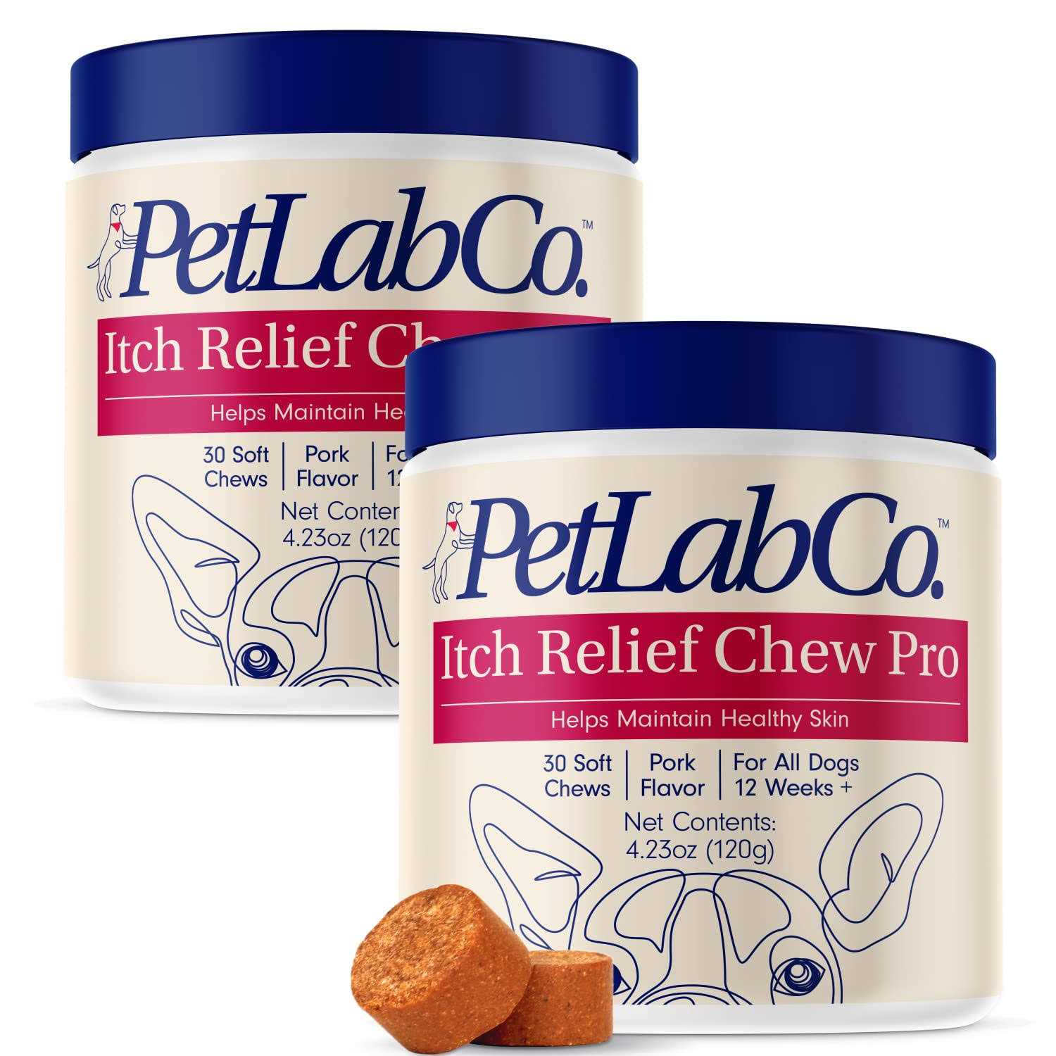 PetLab Co. Itch Relief Chew Pro for Dogs Omega 3 for Dogs Itch Supplement