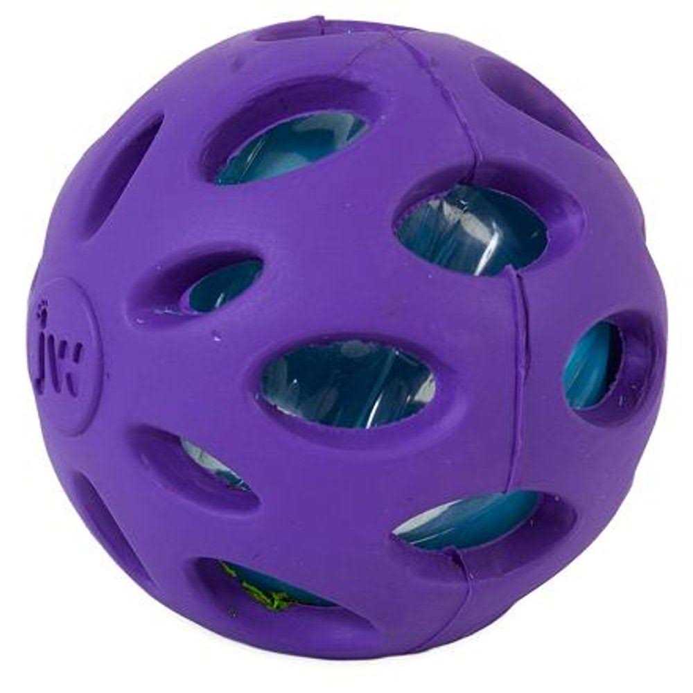 JW Pet Crackle Heads Ball Dog Toy