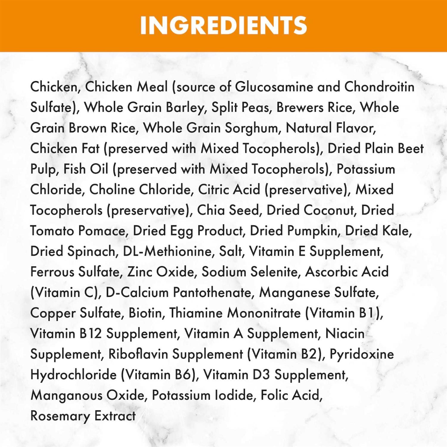 Nutro Natural Choice Chicken & Brown Rice Senior Dry Dog Food