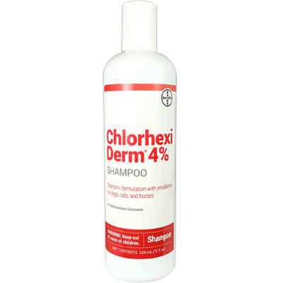 Chlorhexiderm 4% Shampoo 12 Oz For Dogs