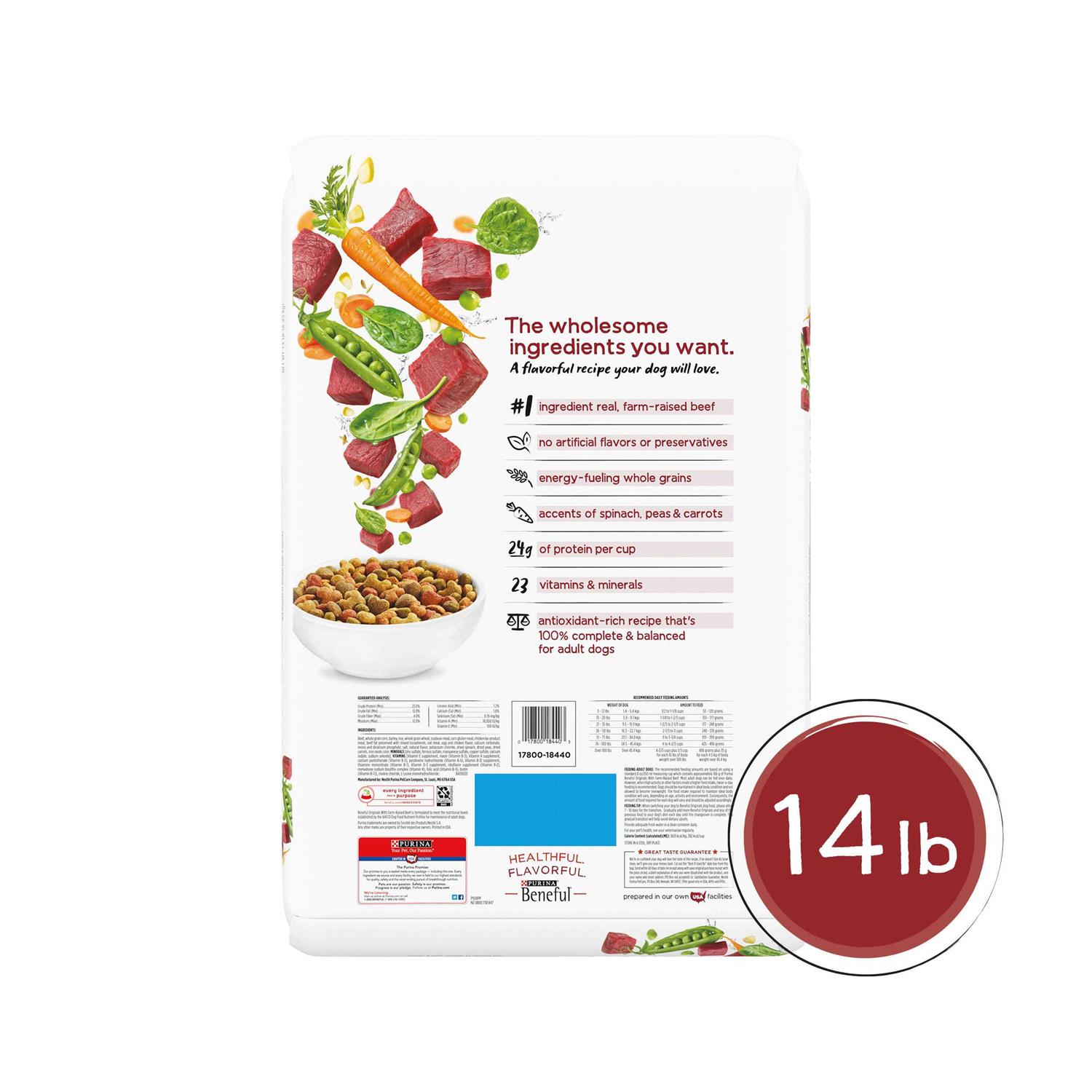 Purina Beneful Originals Dog Food with Real Beef