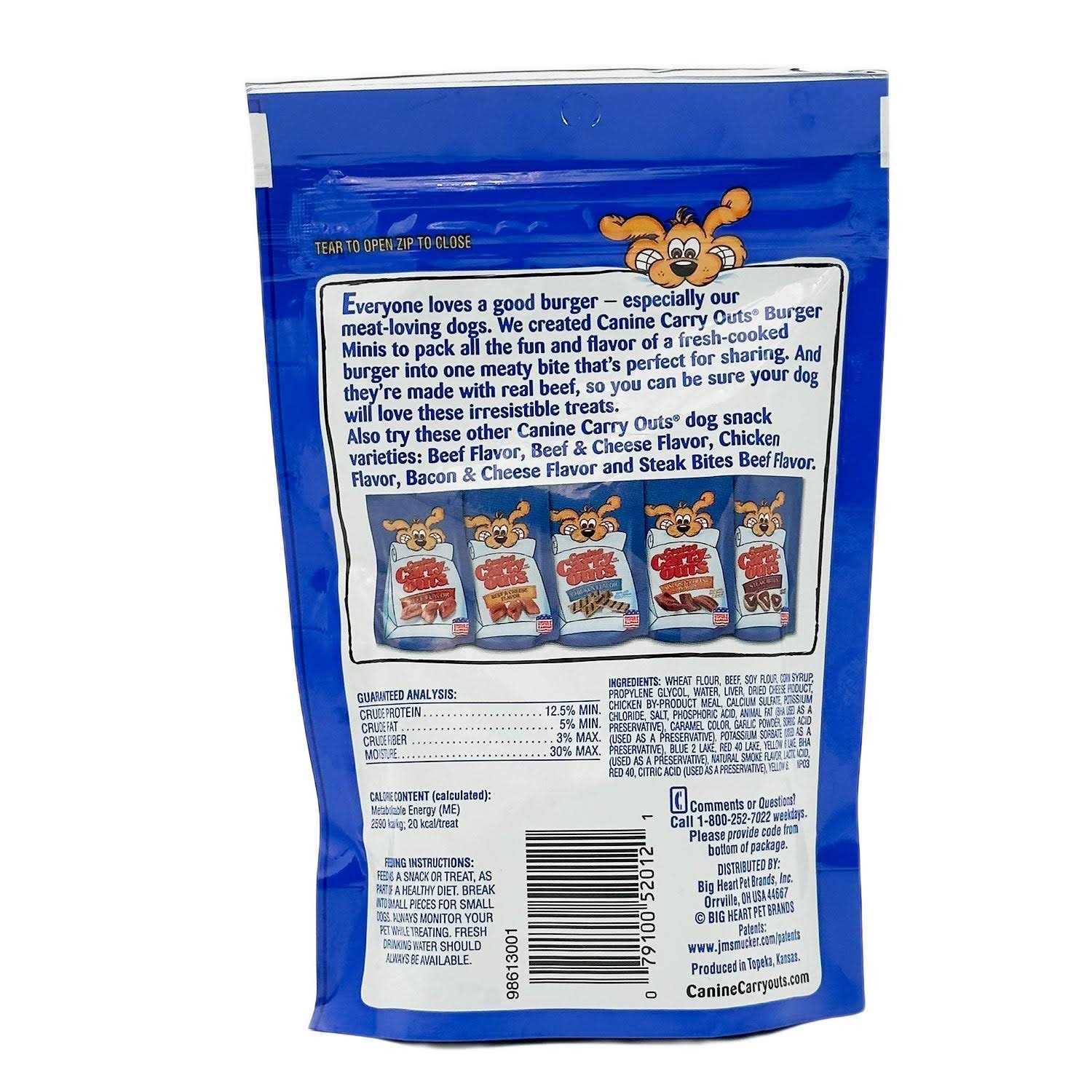 Canine Carry Outs Beef Flavor Dog Treats