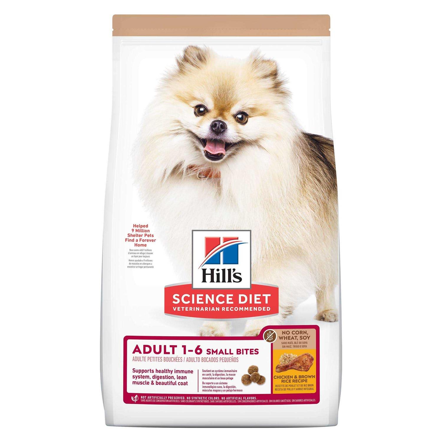 Hill’s Science Diet Adult Small Bites No Corn, Wheat or Soy Dry Dog Food