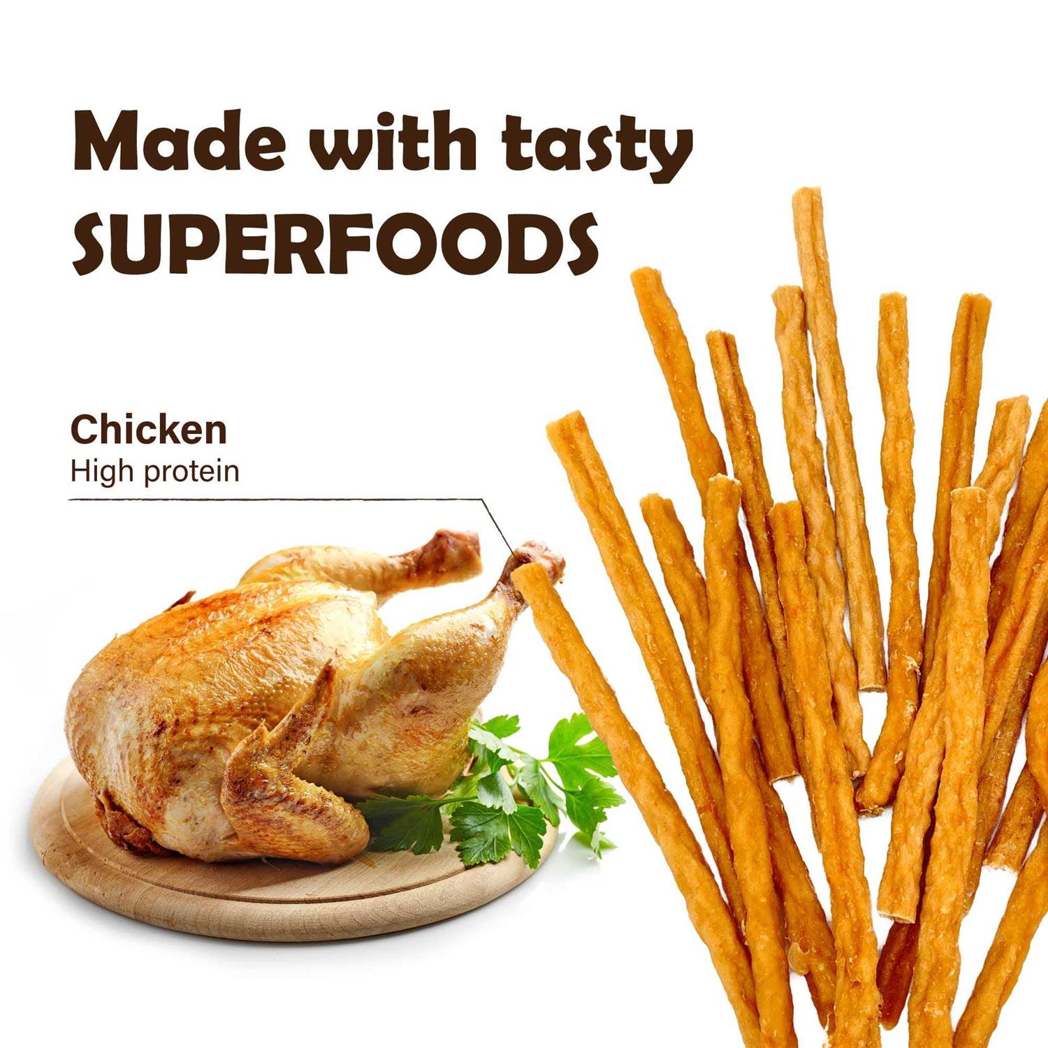 A Freschi srl Afreschi Turkey Tendon for Dogs Dog Treats Series All Natural Human Grade Dog Treat