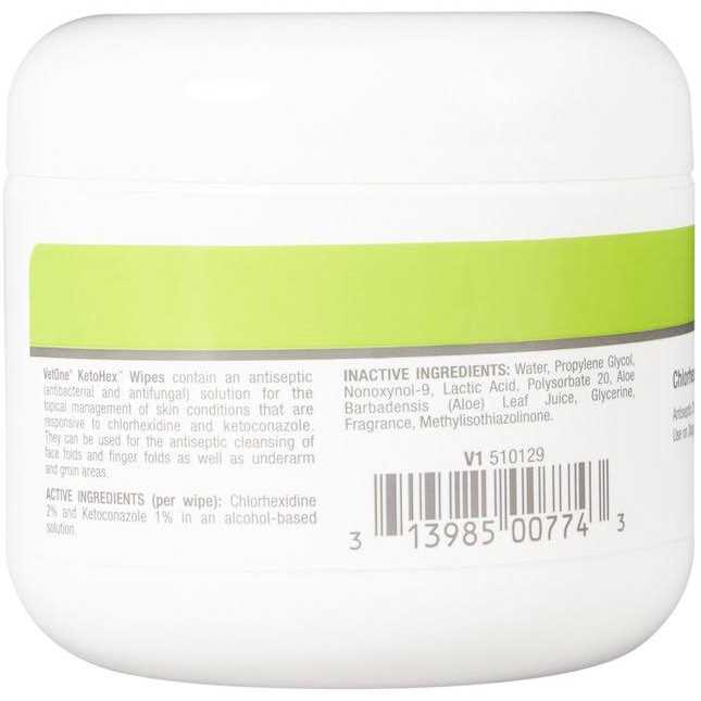 VetOne KetoHex Antiseptic Pet Wipes