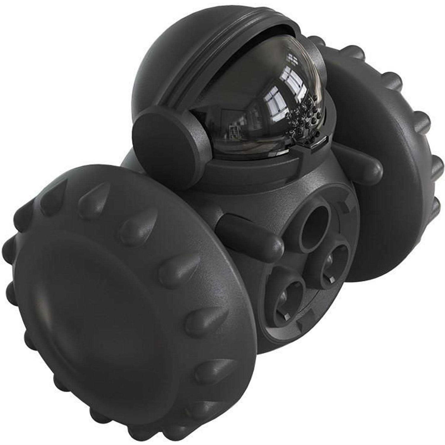 Piggy Poo and Crew Robot Shaped Treat Dispenser Push Toy Game for Your Pet