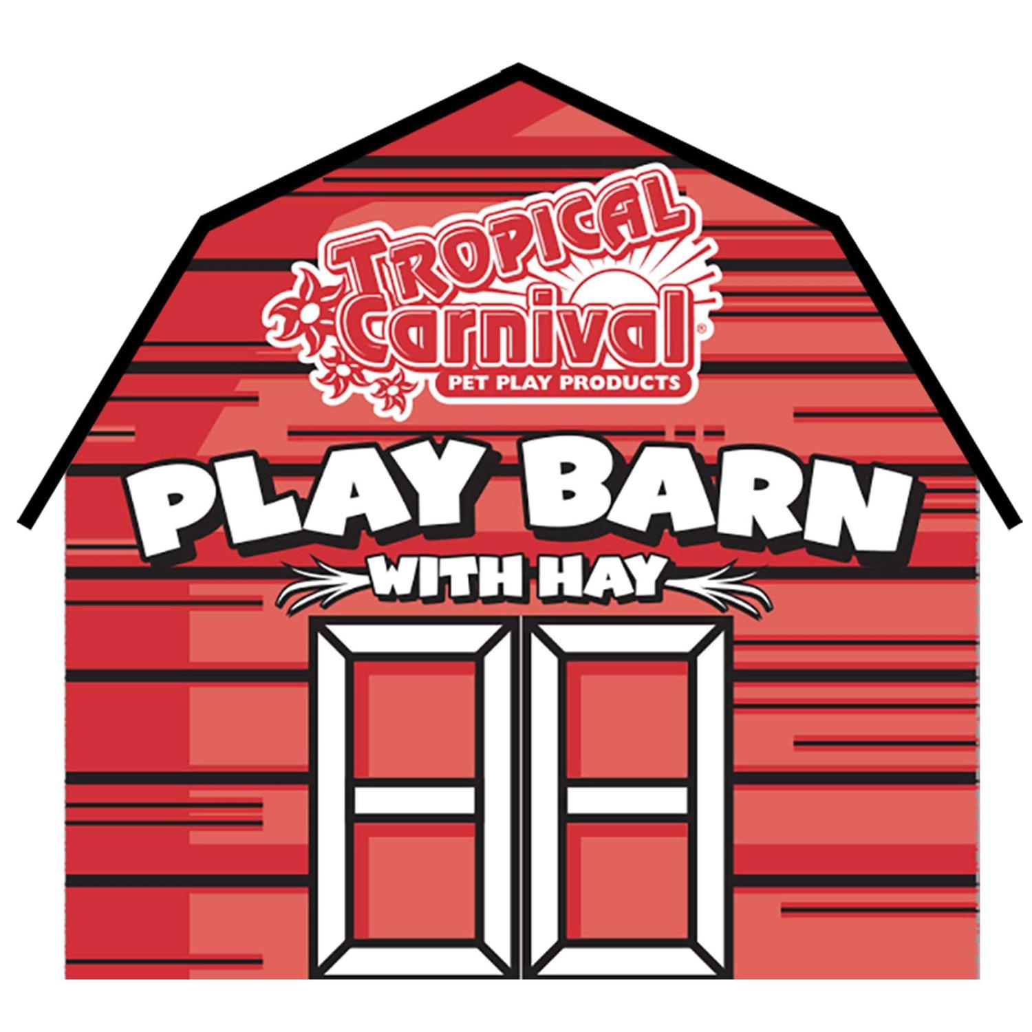 Brown’s Tropical Carnival Play Barn with Timothy Hay