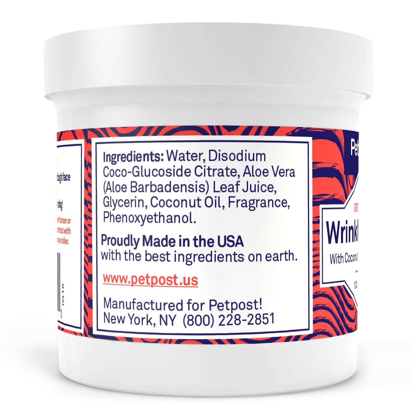 Petpost Bulldog Wrinkle Wipes for Dogs Cleans and Soothes Pug Wrinkles and Folds