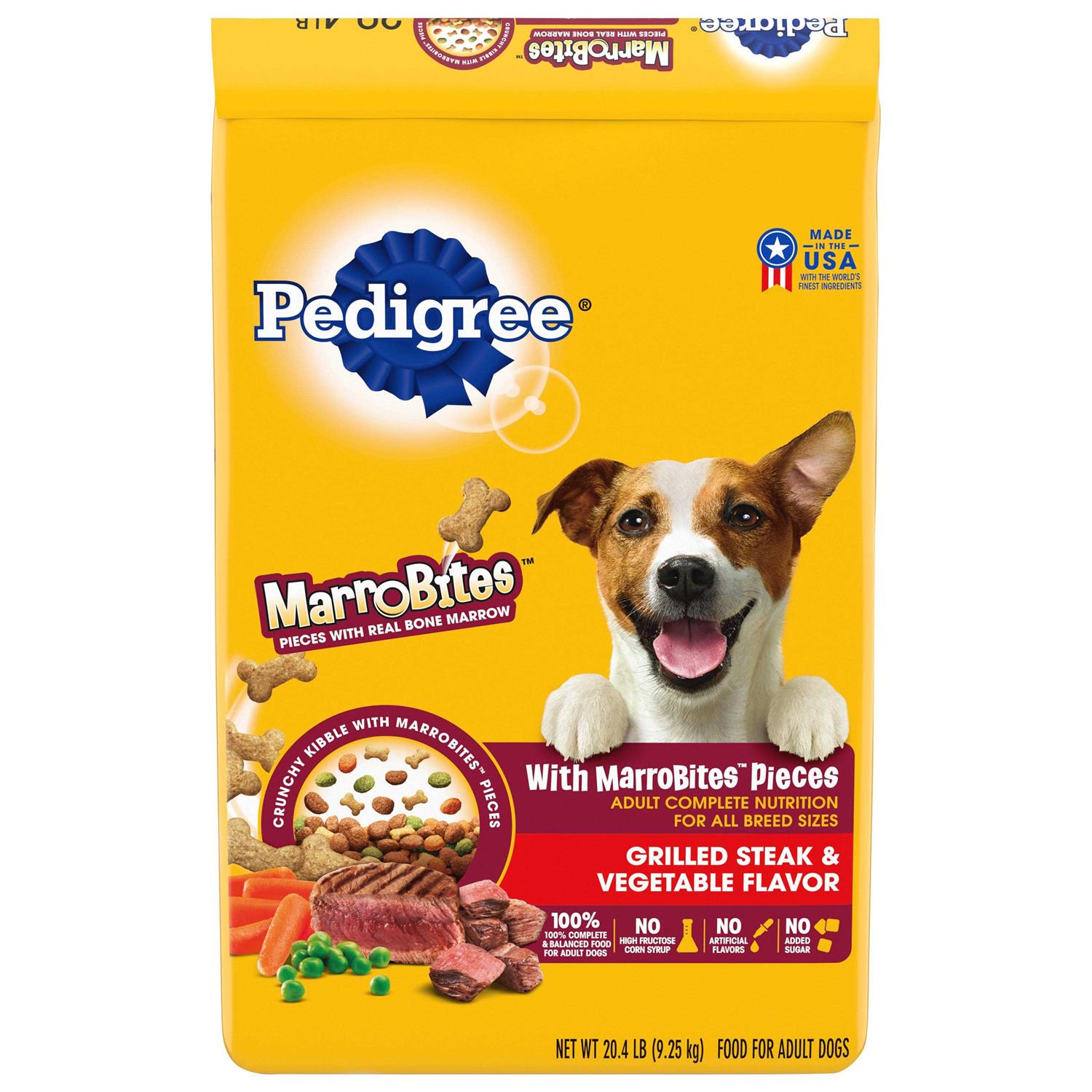 Pedigree Marrobites Steak & Vegetable Adult Dry Dog Food