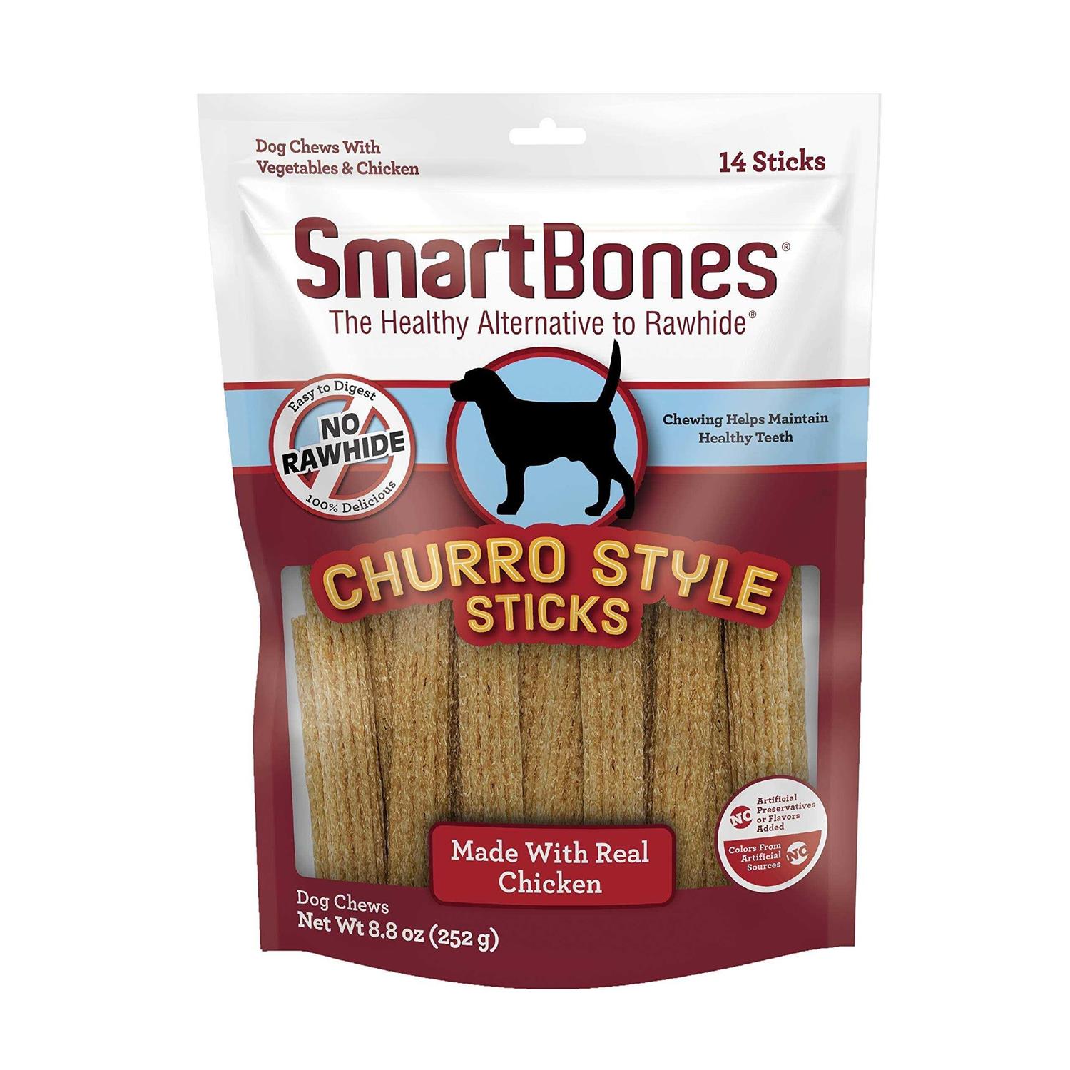 SmartBones Churro Style Sticks 14 Count