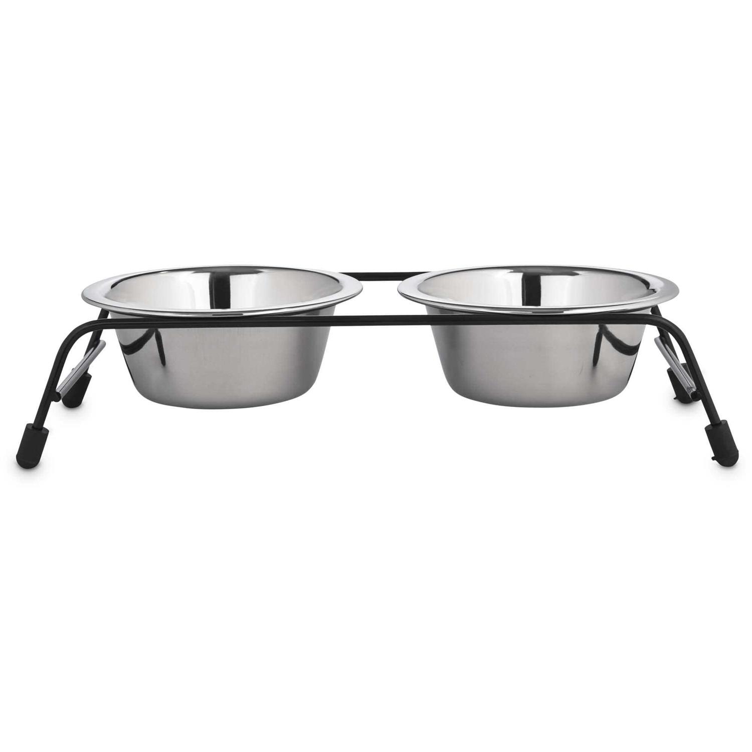 EveryYay Stainless Steel Double Diner Cat Bowl