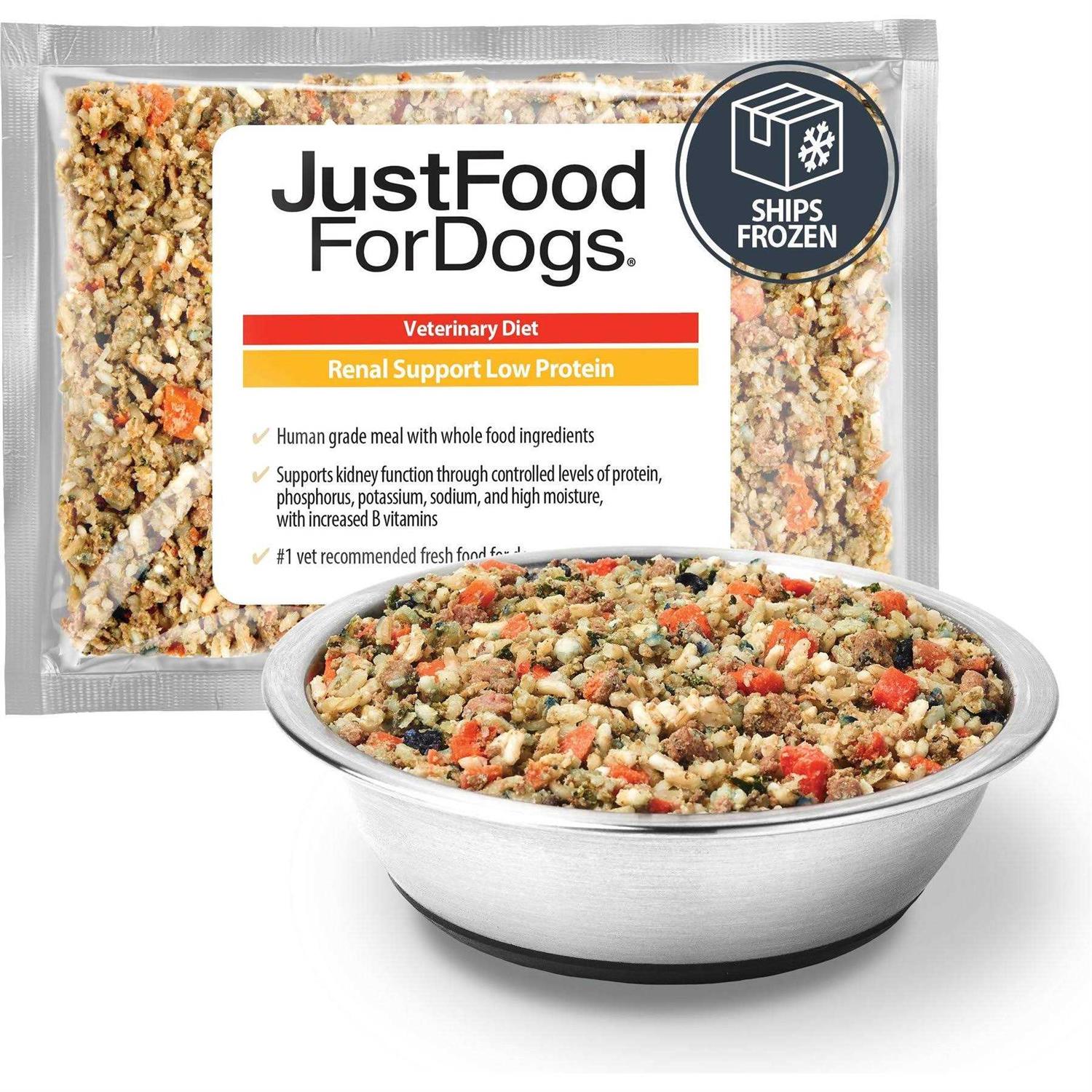 JustFoodForDogs Renal Support Low Protein Diet