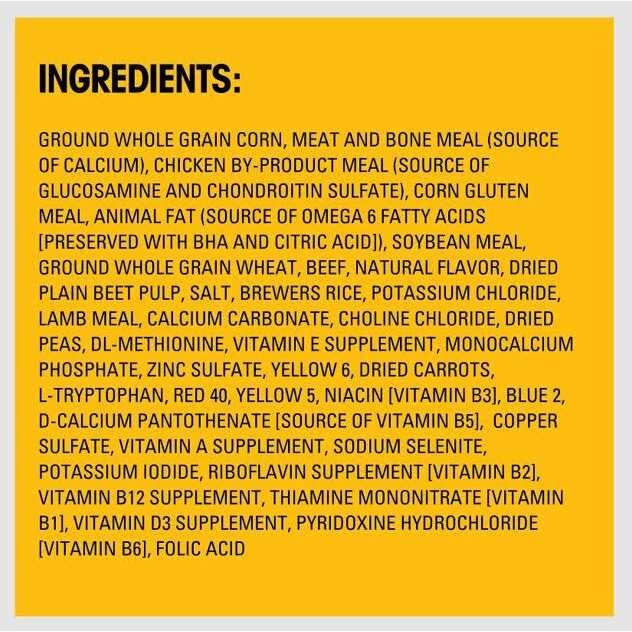 Pedigree High Protein Adult Dry Dog Food Beef and Lamb