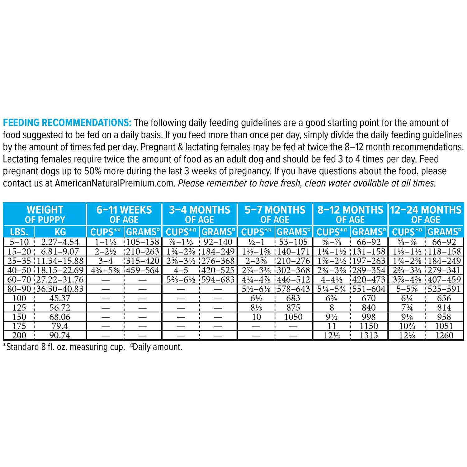 American Natural Premium Large Breed Puppy Food