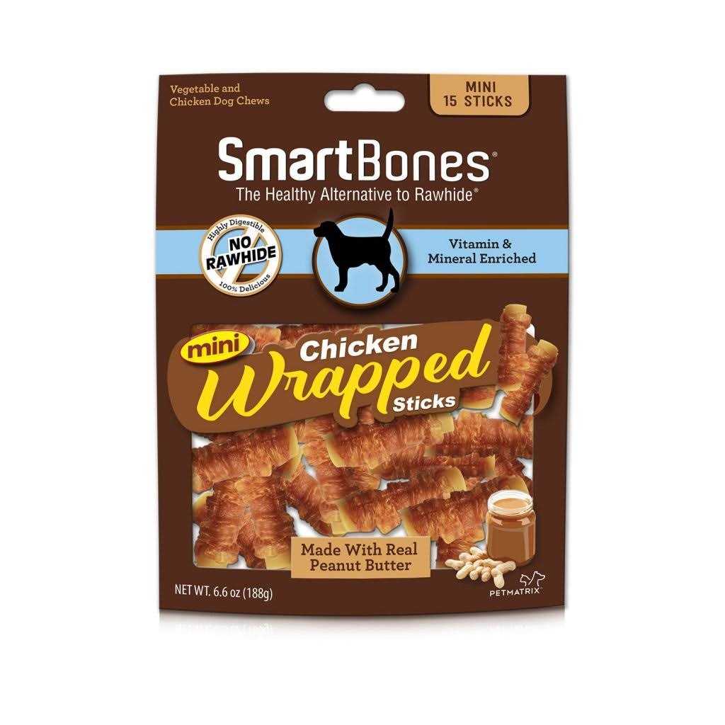 SmartBones Chicken Wrapped Peanut Butter Sticks