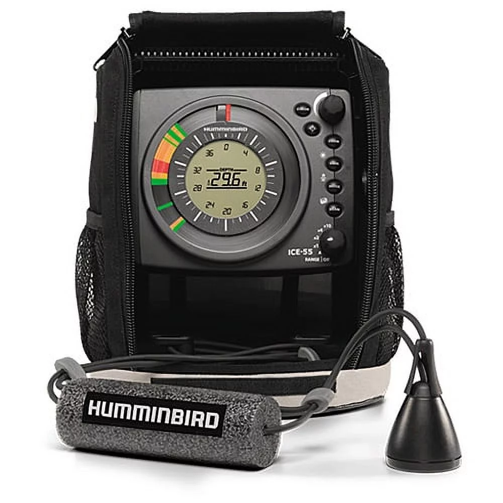 Humminbird 4070401 ICE 55 Ice Fishing Flasher with 6Color Fiber Optic