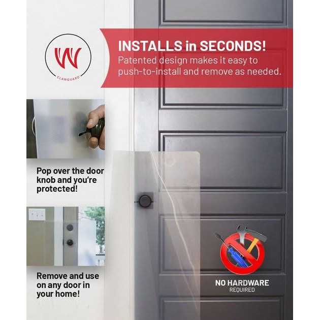 CLAWGUARD Original The Ultimate Door Scratch Shield