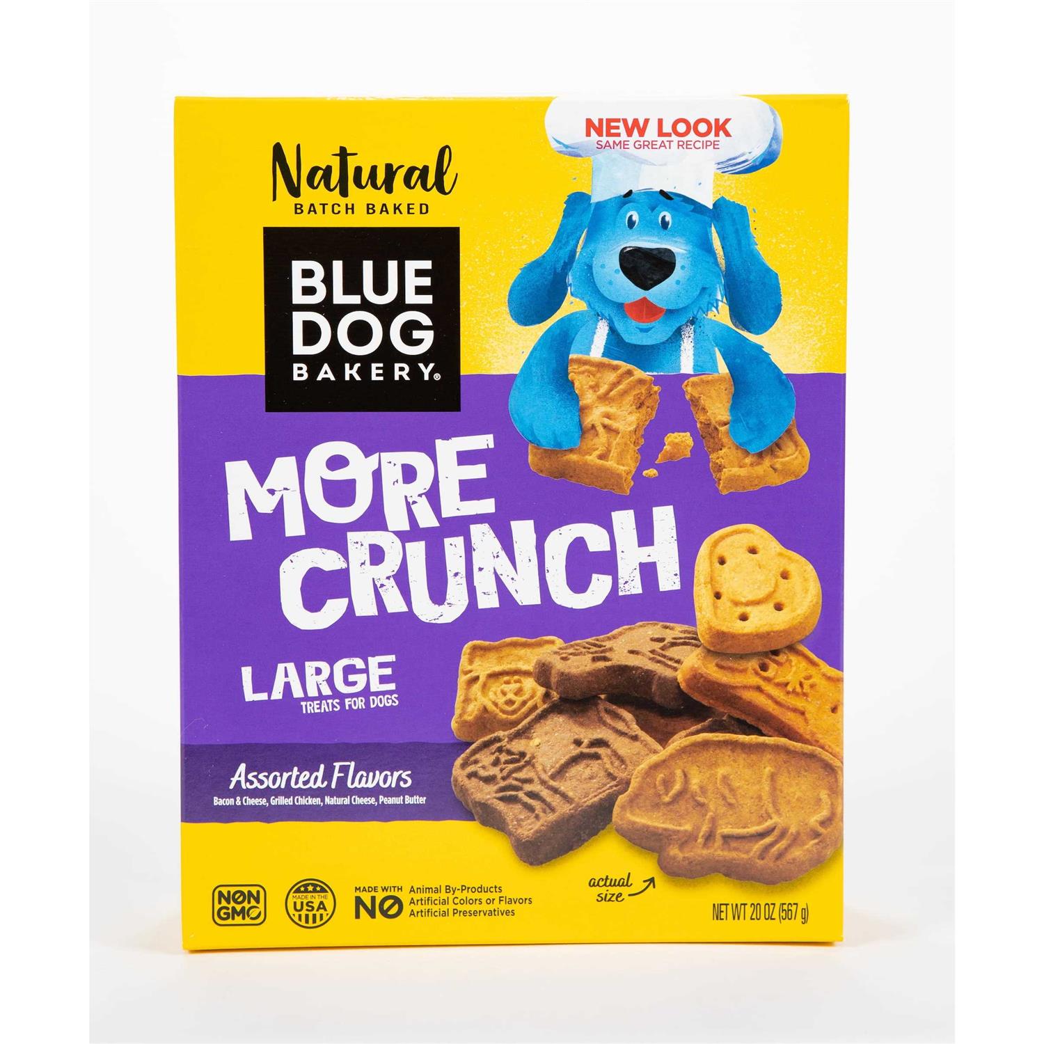 Blue Dog Bakery More Crunch Assorted Flavors Dog Treats