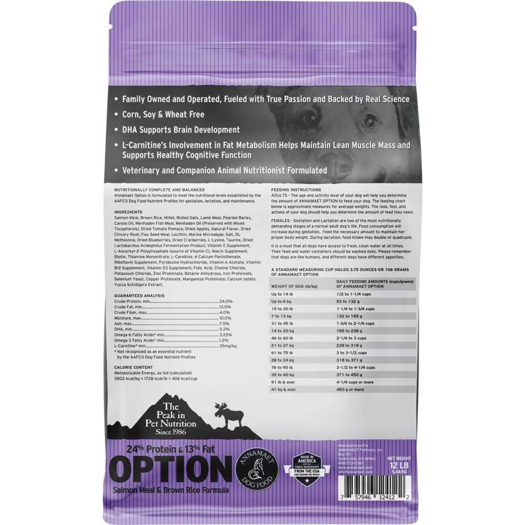 Annamaet 24% Option Dry Dog Food