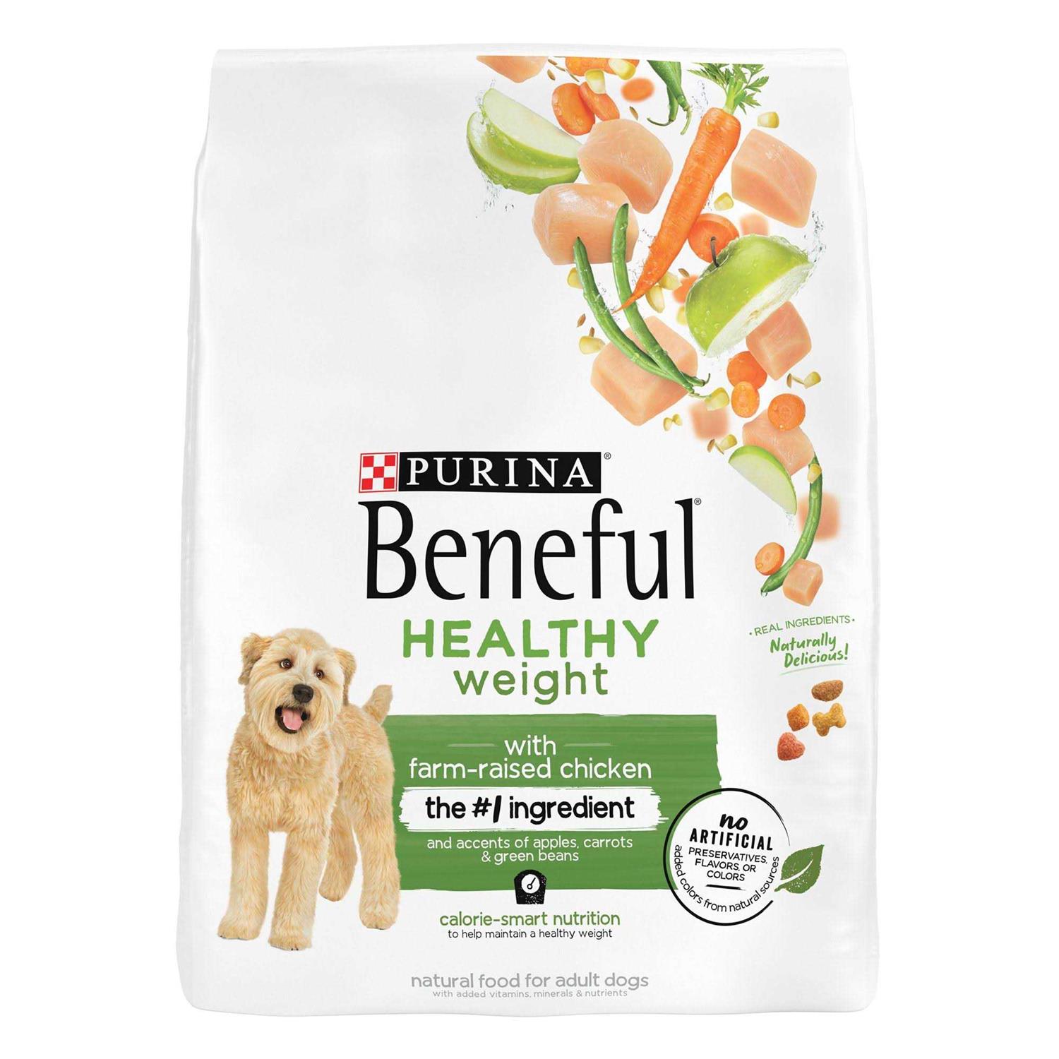 Purina Beneful Healthy Weight Dry Dog Food with Farm-Raised Chicken