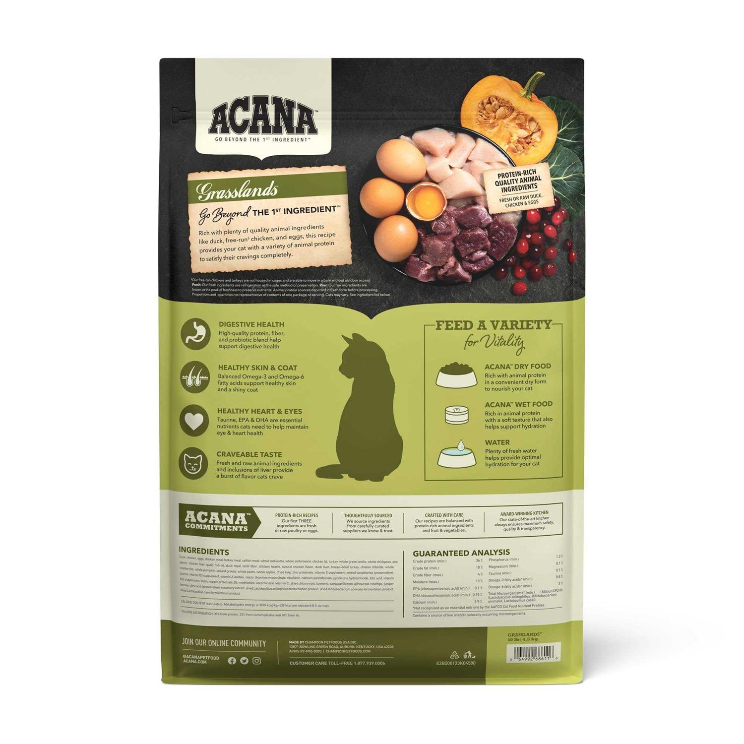 Acana Grasslands Dry Cat Food