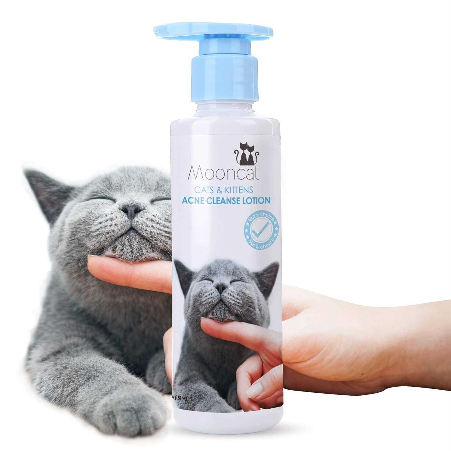 Mooncat Kitten & Cat Acne Chin Treatment First Cuztomized Cat Acne Cleanse Lotion