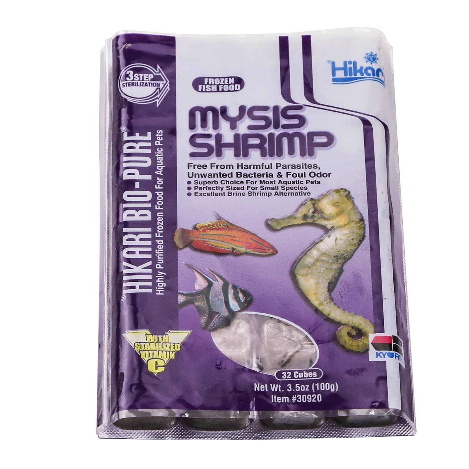 Hikari Bio-Pure Frozen Mysis Shrimp 3.5 oz Cubes