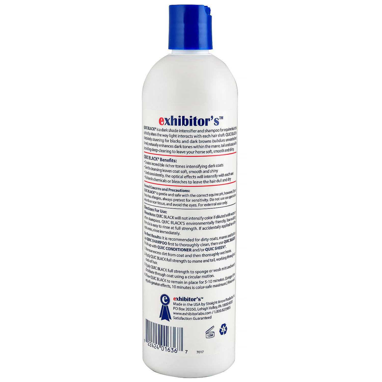 Exhibitor’s Quic Black Shampoo