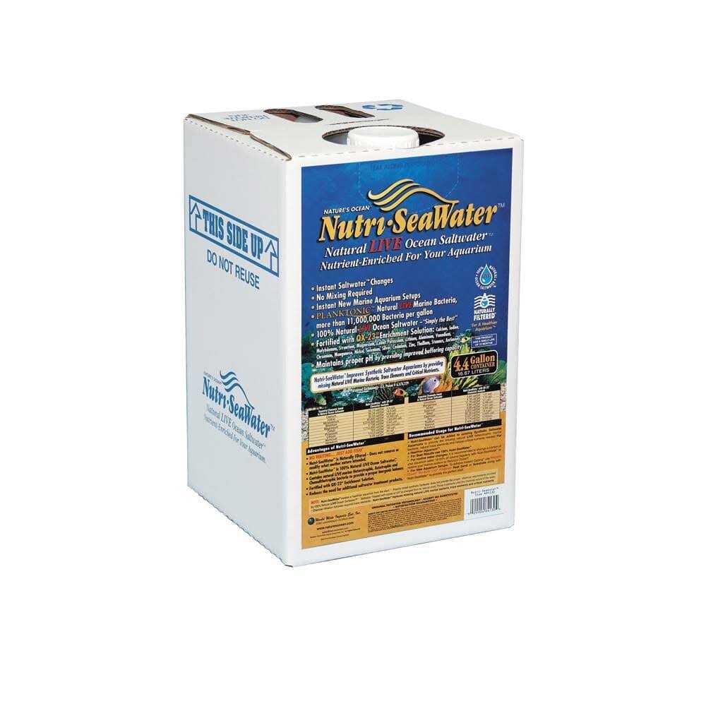 Nature’s Ocean Live Nutri-Seawater, Size: 4 Gal | PetSmart
