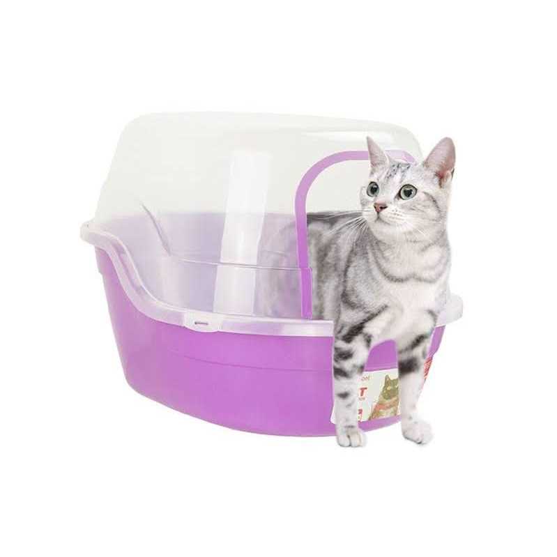 Petphabet Jumbo Hooded Cat Litter Box