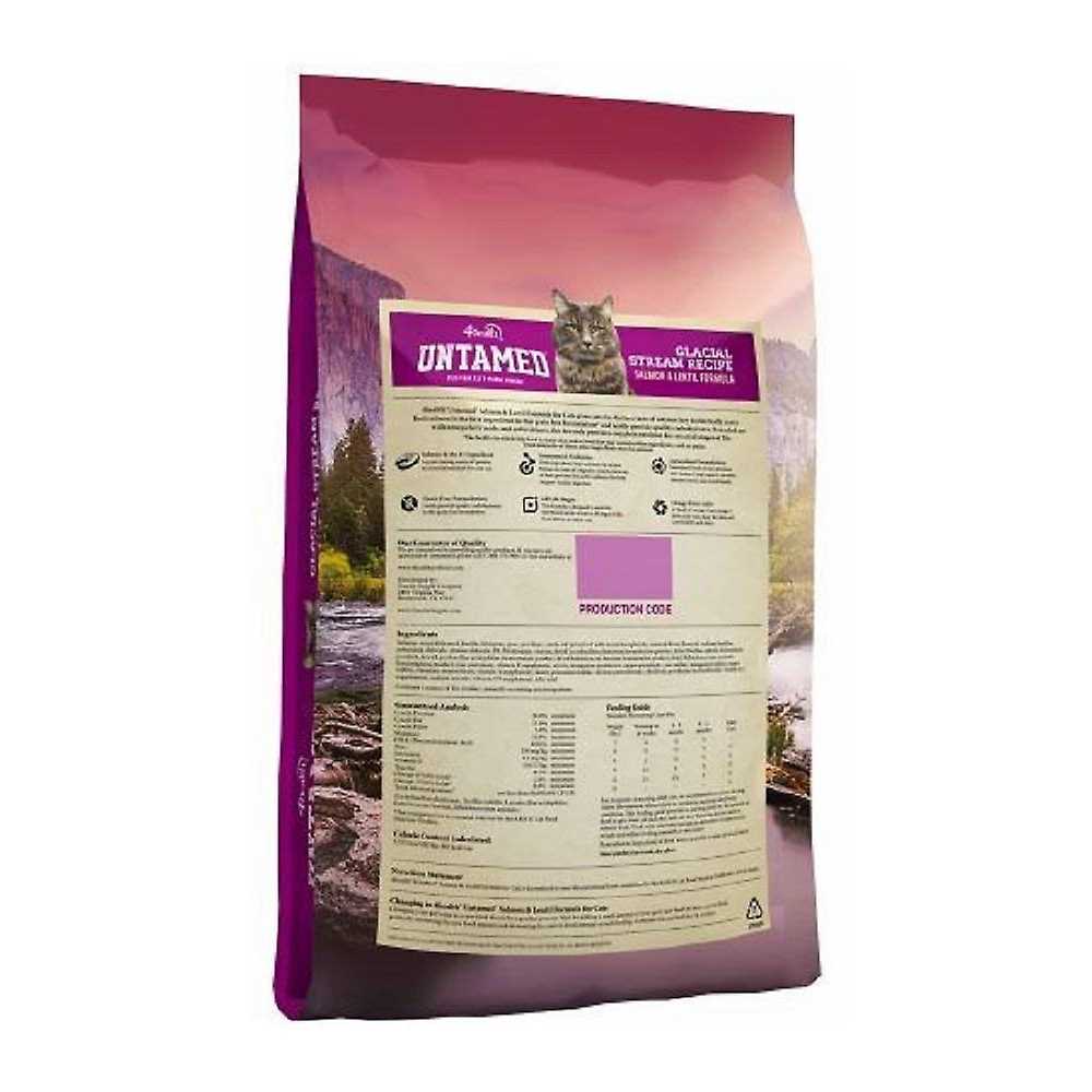 4health Untamed Glacial Stream All Life Stages Grain-Free Salmon and Lentils Formula Dry Cat Food