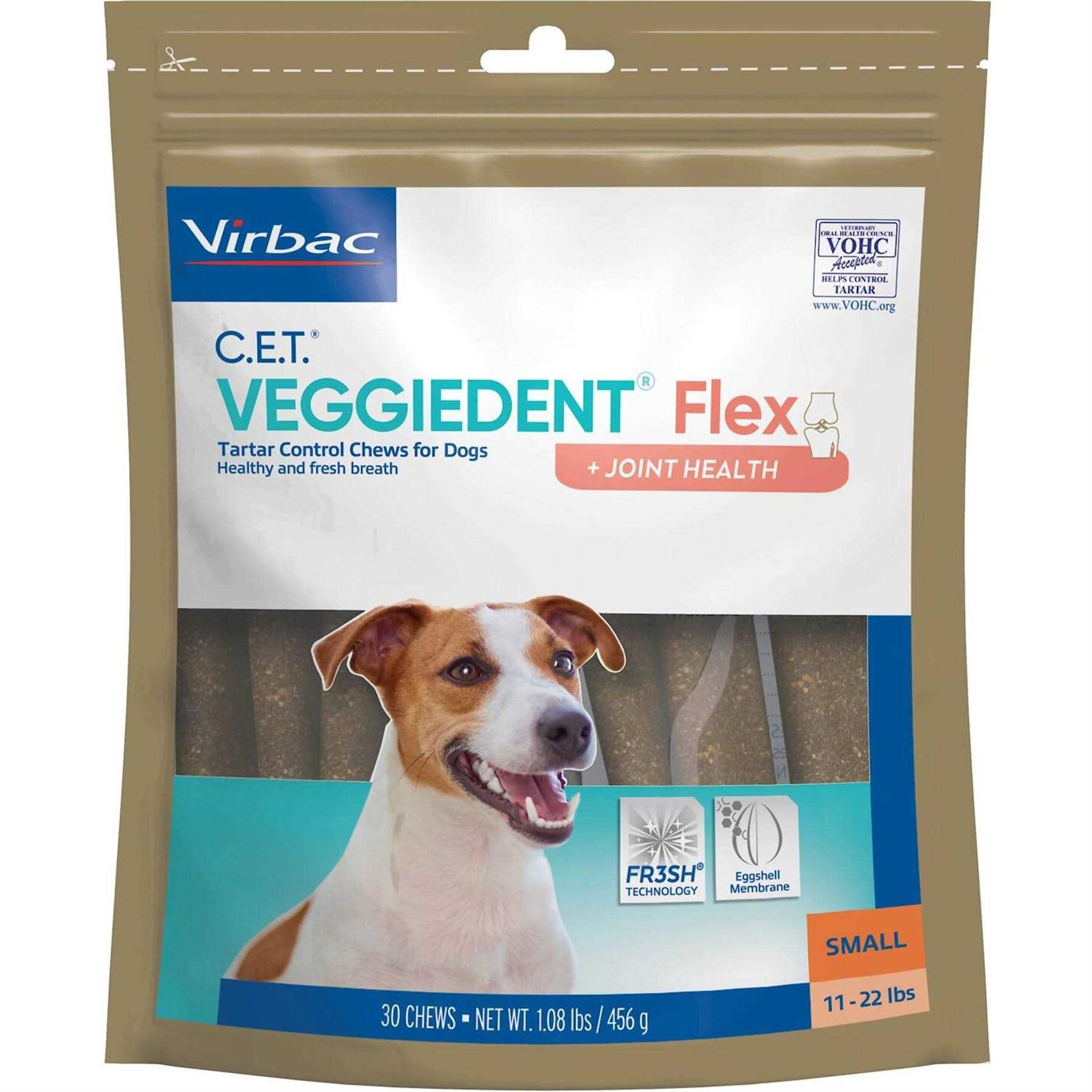 Virbac C.E.T. VeggieDent Flex Tartar Control Chews Dogs