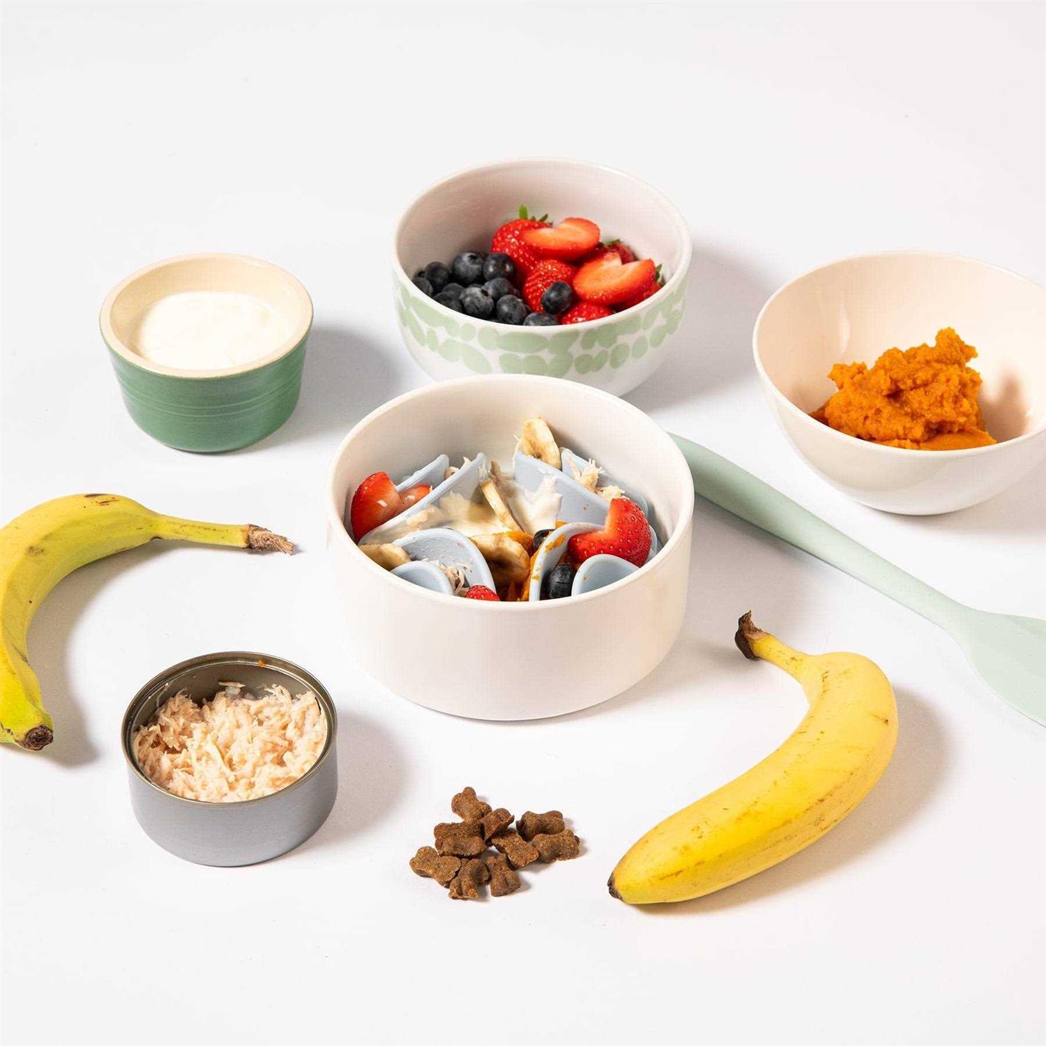 AWOO Good Vibes Silicone Bowl Insert Dog Feeding Mat