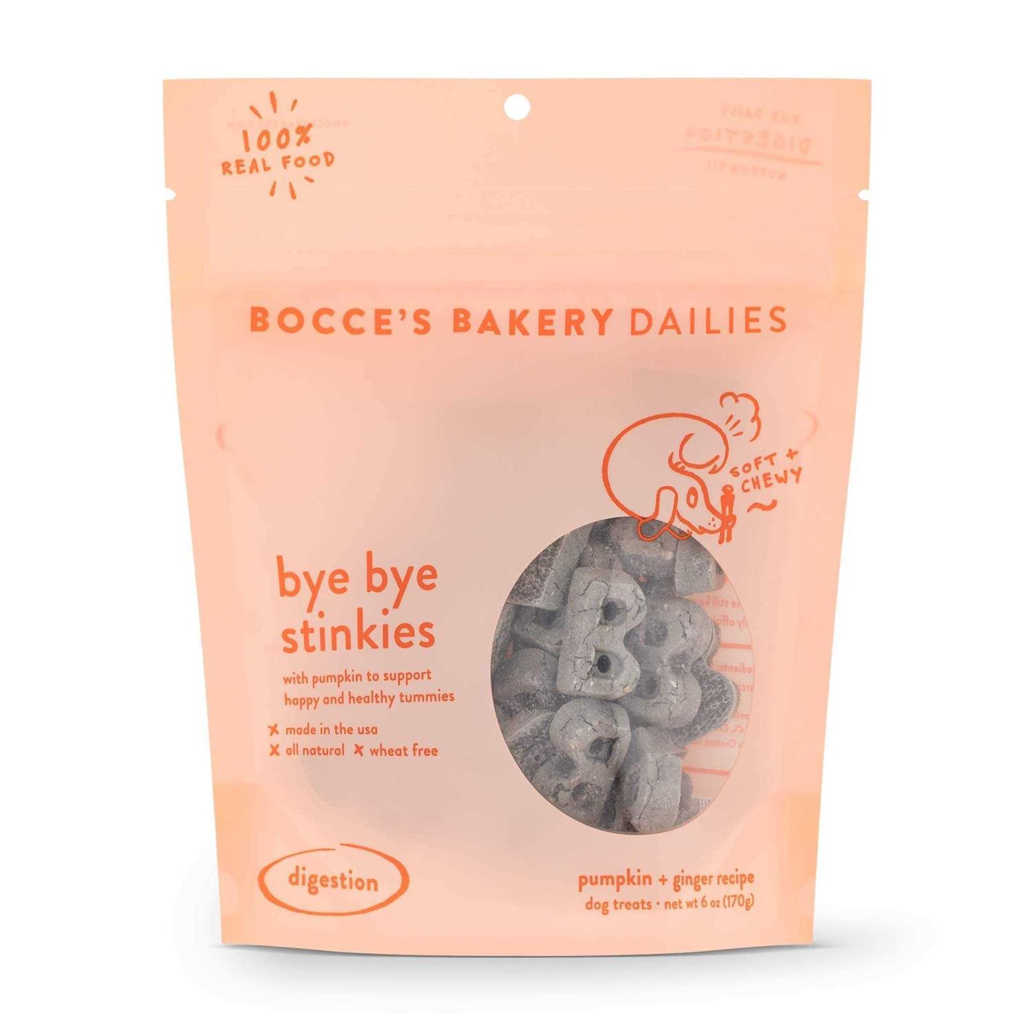 Bocce’s Bakery Bye Bye Stinkies Soft & Chewy Dog Treats